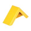 Steel Wheel Chock all welded construction for mud, sand or concrete.