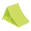 Aluminum Wheel Chock 11 3/4 Fluorescent Yl