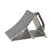 Aluminum Wheel Chock w/ Hand Grip chock block.