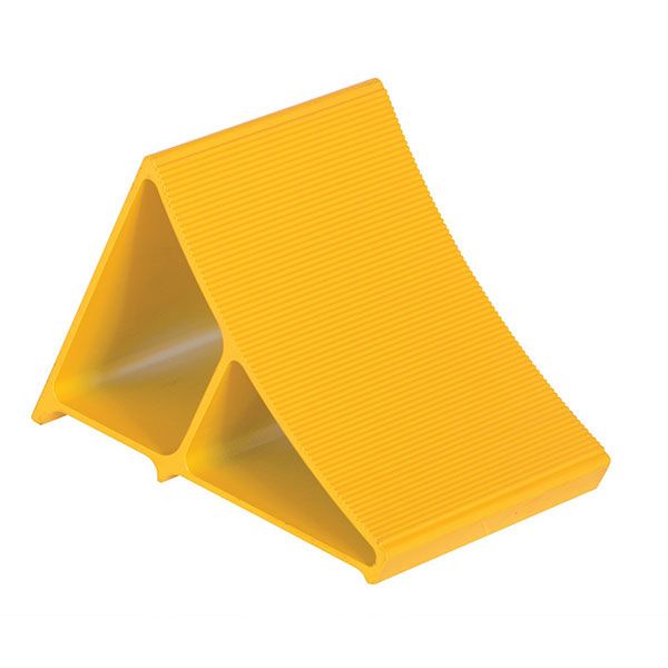 Yellow Aluminum Wheel Chock