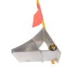 Aluminum Wheel Chock With Handle With Flag