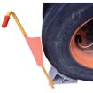 Aluminum Wheel Chock With Handle With Flag