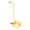 Fabricated Steel Wheel Chock 10.5" w HANDLE