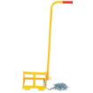 Fabricated Steel Wheel Chock 10.5" w HANDLE