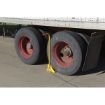 Fabricated Steel Wheel Chock 10.5" w HANDLE