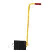 Rubber wheel chock with Ergonomic handle  10X10X5.5