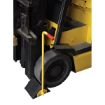 Rubber wheel chock with Ergonomic handle  10X10X5.5