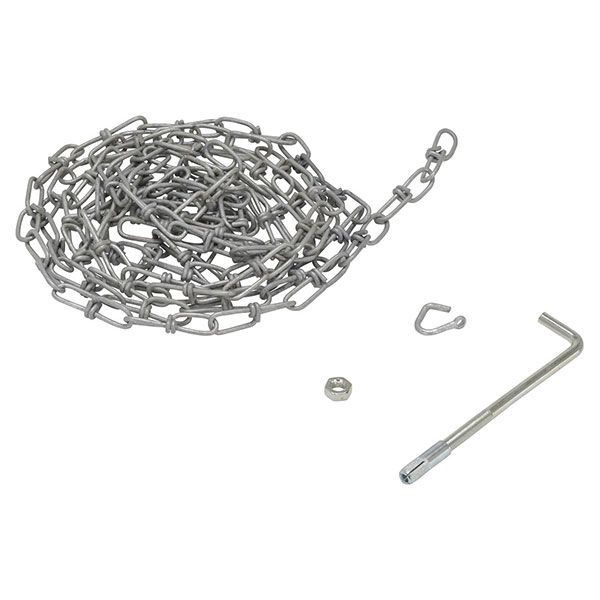 Double Loop Coil Chain W/Hanger 15 Ft