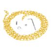 Double Loop Coil Chain Yellow W/Hanger 15Ft