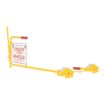 2 Steel Rail Car Chocks with Sign and Handle