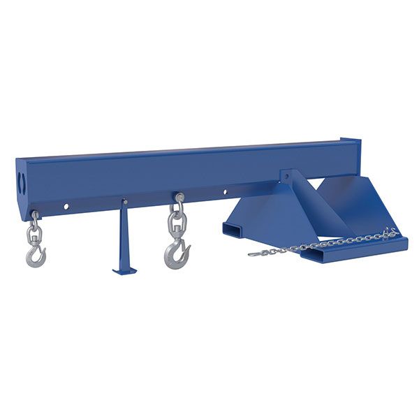 Non-Telescoping Lift Boom 8K Capacity with 30 In Fork Pocket Center