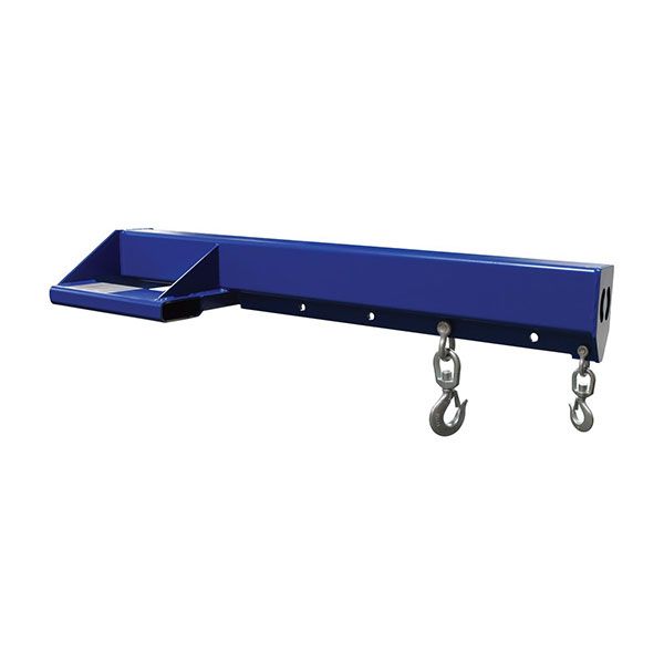 Econo Non-Telescoping Lift Boom 8K Capacity with 24 In Fork Pocket Center