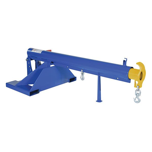 Telescoping and Orbiting Fork Truck Boom; Fork Pocket Center: 36" - Overall Extended Length: 146-5/8"