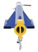 Telescoping and Orbiting Fork Truck Boom; Fork Pocket Center: 24" - Overall Extended Length: 146-5/8"