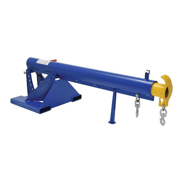 Telescoping and Orbiting Fork Truck Boom; Fork Pocket Center: 36" - Overall Extended Length: 146-5/8"