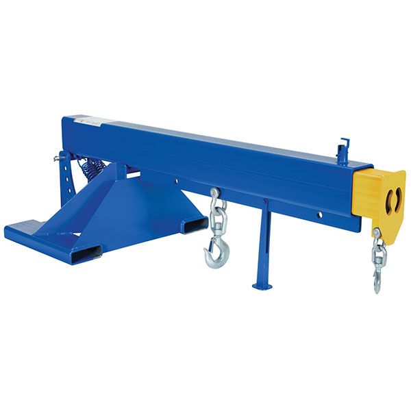 Telescoping and Orbiting Fork Truck Boom; Fork Pocket Center: 30" - Overall Extended Length: 145-1/4"