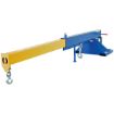 Telescoping and Orbiting Fork Truck Boom; Fork Pocket Center: 30" - Overall Extended Length: 145-1/4"