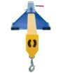 Telescoping and Orbiting Fork Truck Boom; Fork Pocket Center: 30" - Overall Extended Length: 145-1/4"