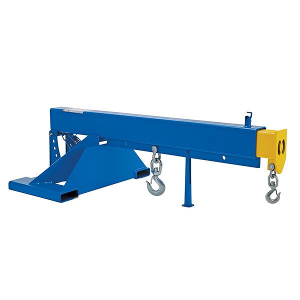 Telescoping and Orbiting Fork Truck Boom; Fork Pocket Center: 36" - Overall Extended Length: 145-1/4"
