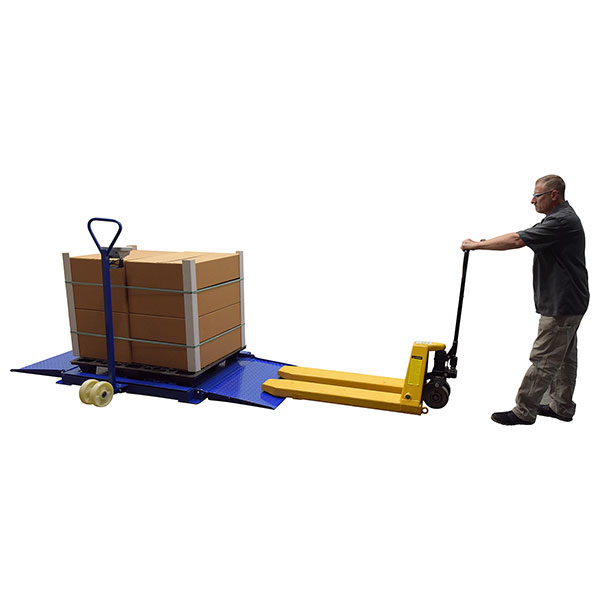 Portable Diamond Plate Scale 78Lx60Wx2H|Parallel Industrial