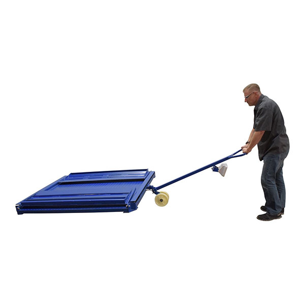 Portable Diamond Plate Scale 98Lx71Wx2H|Parallel Industrial