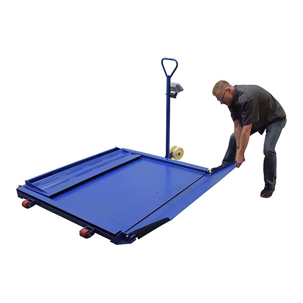 Portable Diamond Plate Scale 98Lx71Wx2H|Parallel Industrial