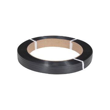 Black Poly Strapping 4500 Ft 16 X 3, P/N: ST-12-16X3-BL Black Poly Strapping 4500 Ft 16 X 3
