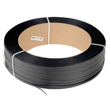 Black Poly Strapping 9000 Ft 16 X 6, P/N: ST-12-16X6-BL Black Poly Strapping 9000 Ft 16 X 6
