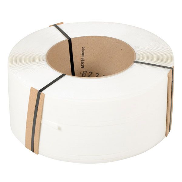 White Poly Strapping 9900 Ft 9 X 8