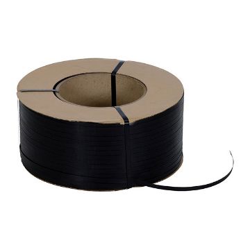Black Poly Strapping 12900 Ft 9 X 8, P/N: ST-38-9X8-B Black Poly Strapping 12900 Ft 9 X 8