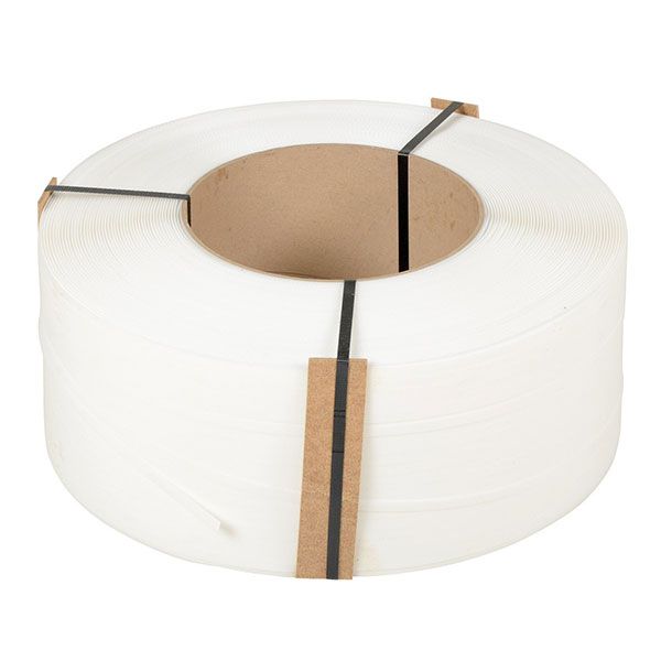 White Poly Strapping 12900 Ft 9 X 8