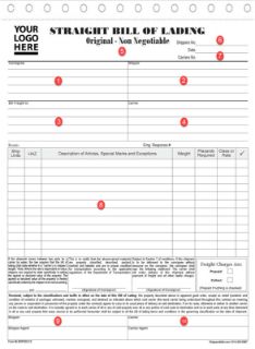 Bill of Lading, 3rd Party Bill Freight To, Snap-set - BLCC002-C ...