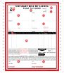 Bill of lading for hazardous materials, 3rd party freight billing, continuous format, numbering BLCCH002