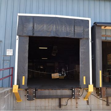 Dock Shelters 18" to 24" Projection  - SM-VS-D-750-XX-GRP Truck loading Dock Shelters 18" to 24" Projection