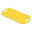 Dock Draft Mat 18", Black&Yellow Vinyl