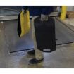 Dock Draft Mat 18", Black&Yellow Vinyl c