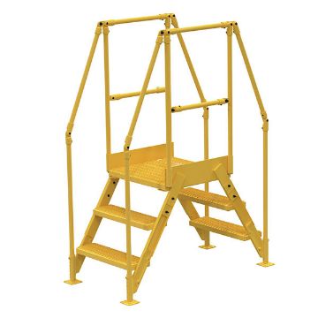 Aluminum Cross Over Ladders - SM-VS-COL-X-XX-XX-GRP Aluminum Cross Over Ladders