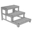 Alum Adjustable Step Stand 3-Step 24 X 34