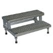 Adjustable SS Steps Stand 2 Step 36 X 23