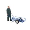 Tilting work truck for gardening, farming, yards.