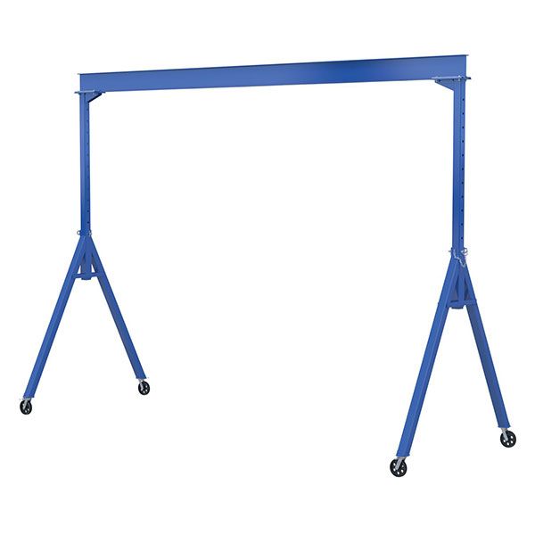 Gantry Crane with adjustable height, V Groove casters