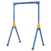 Steel Gantry Crans, adjustable height, Locking Casters