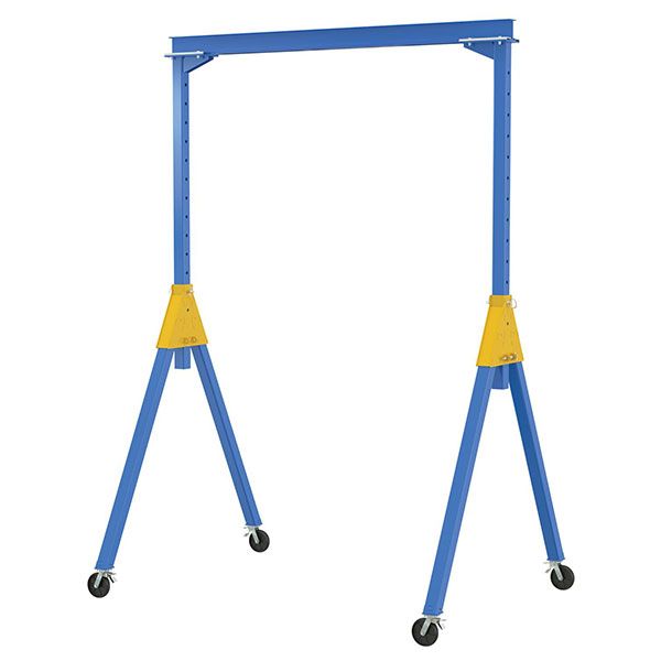 Steel Gantry Crans, adjustable height, Locking Casters