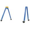Steel Gantry Crans, adjustable height, Locking Casters