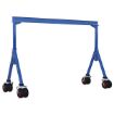 Adjustable height Steel Gantry Crane Pneumatic Wheels