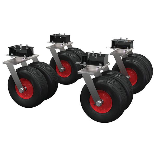 Stl Gantry Crane Caster 4K Pnu Dual Tire Kit