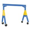 Fixed Height Steel Gantry Cranes with Total Locking Casters - Knockdown