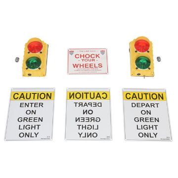 Polypropylene Housed Dock Traffic System - Shippers Mall P/N: DTS-5 Polypropylene Housed Dock Traffic System