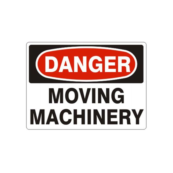 Danger: Moving Machinery sign - D-462214