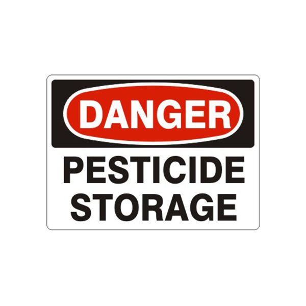 Danger: Pesticide Storage sign - D-600514